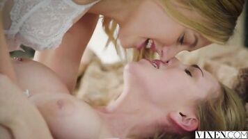 VIXEN Young Blonde Girls Share Boyfriend